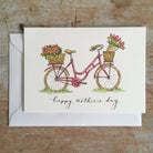 Bicycle & Flowers Mothers Day Card