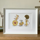Biscuit Mice A4 Art print