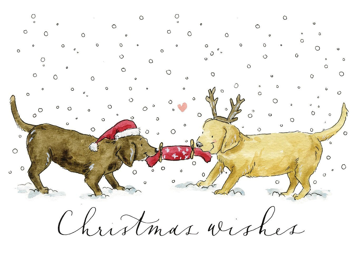 Christmas Wishes Dog Card