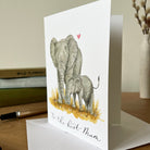 Elephant to the best mum card
