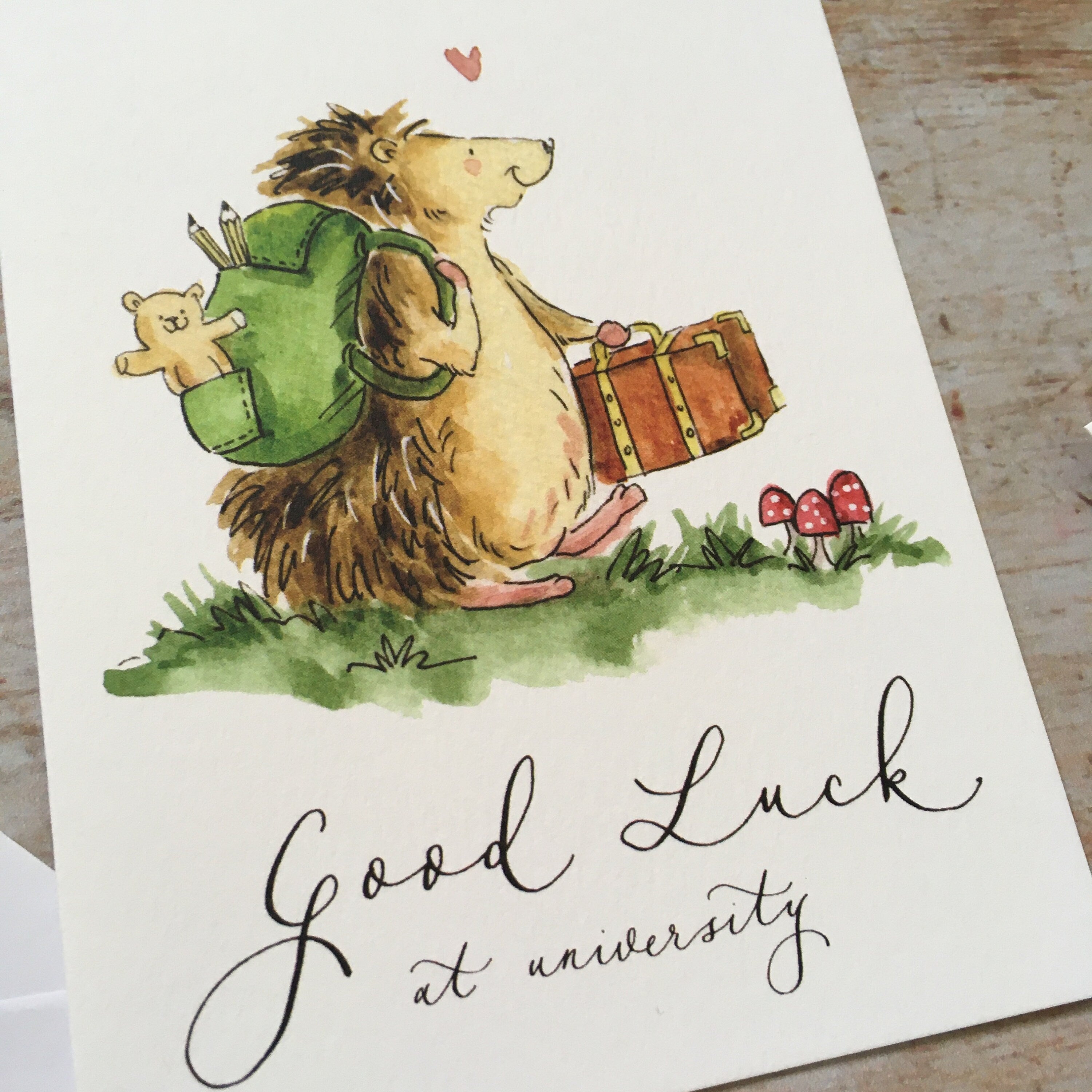 Good Luck at University Card