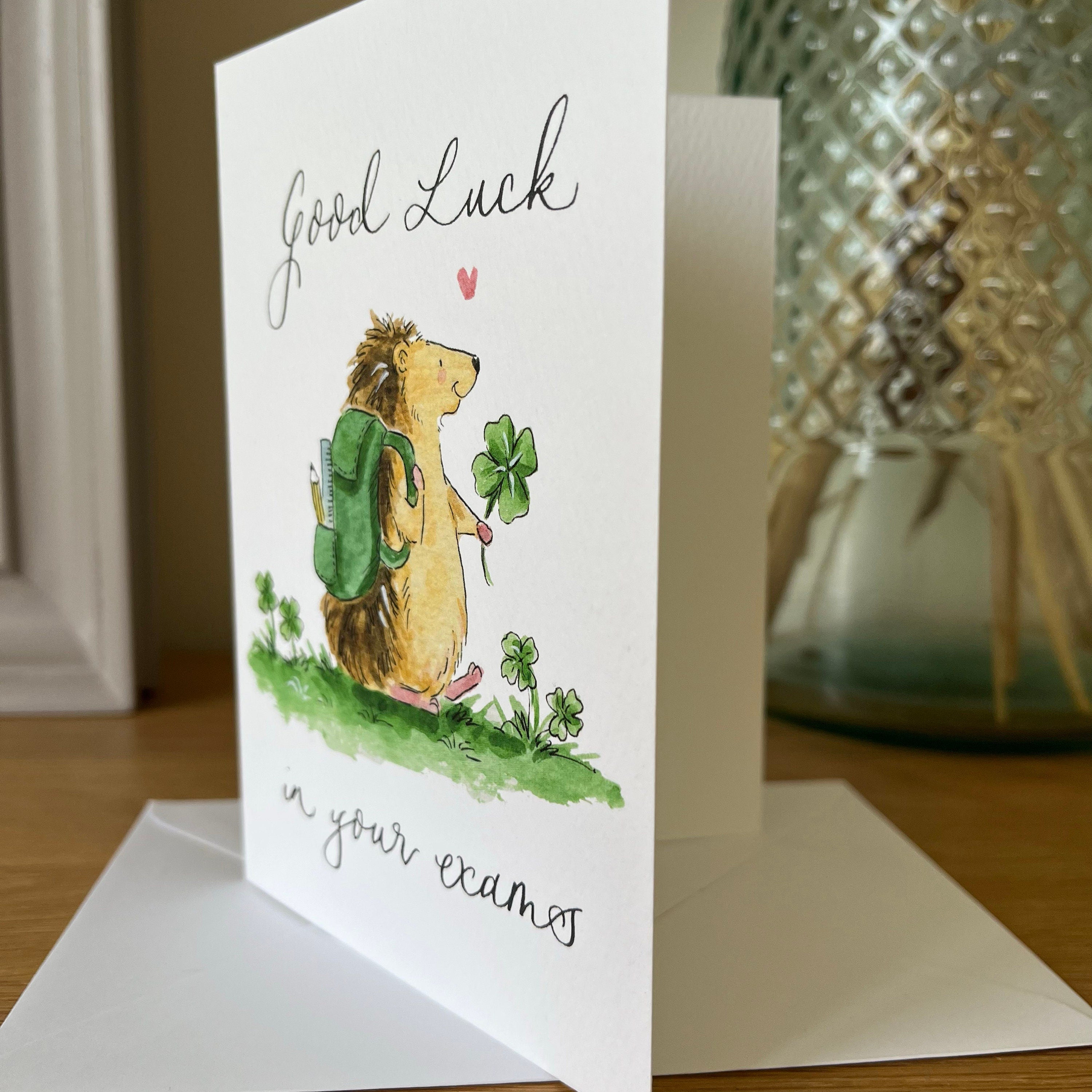 Good Luck in your Exams card