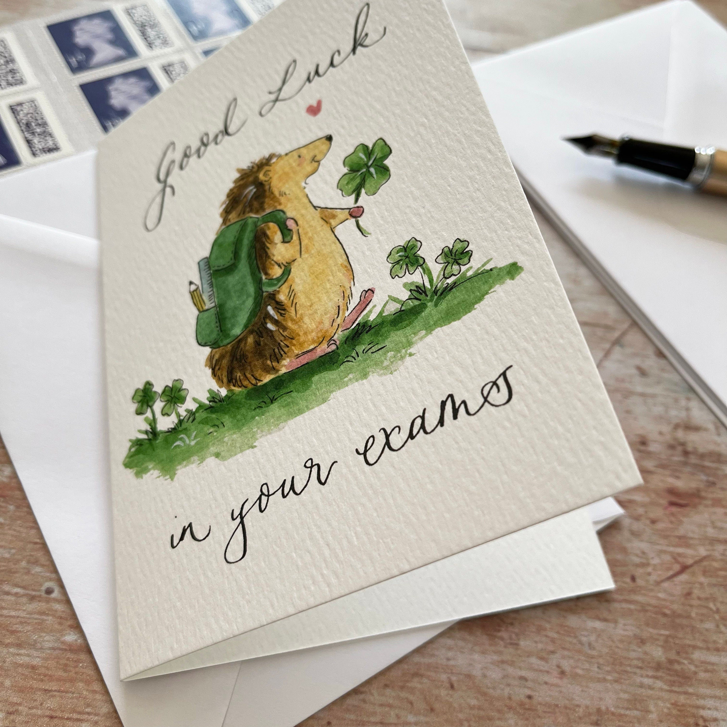Good Luck in your Exams card