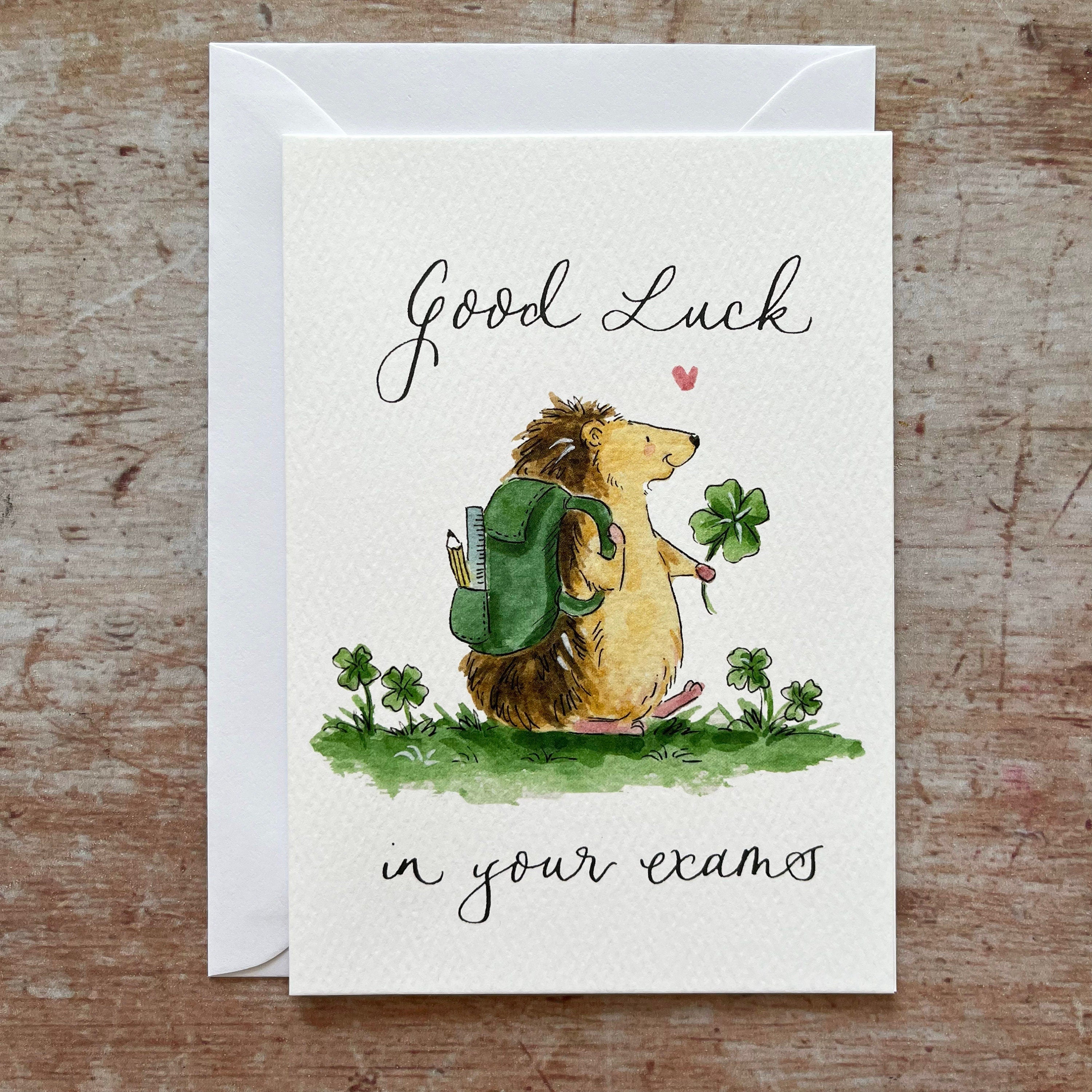 Good Luck in your Exams card