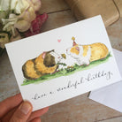Guinea Pig Birthday Card