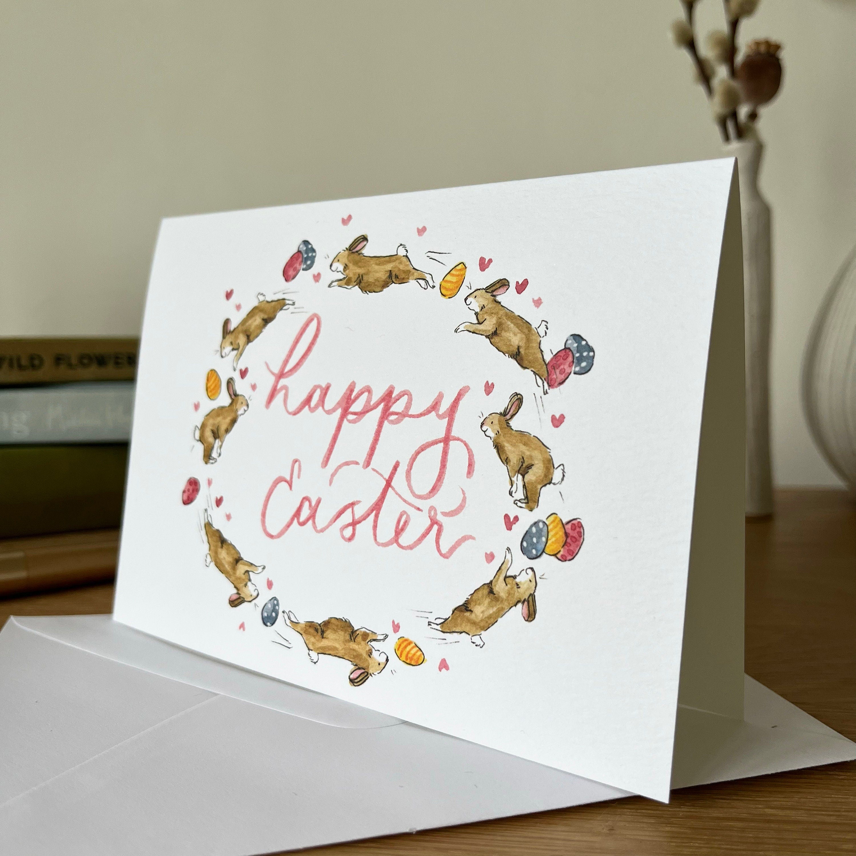 Happy Easter bunny card
