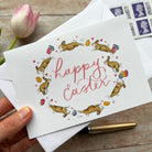 Happy Easter bunny card