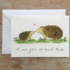 Hedgehog Mothers Day Card