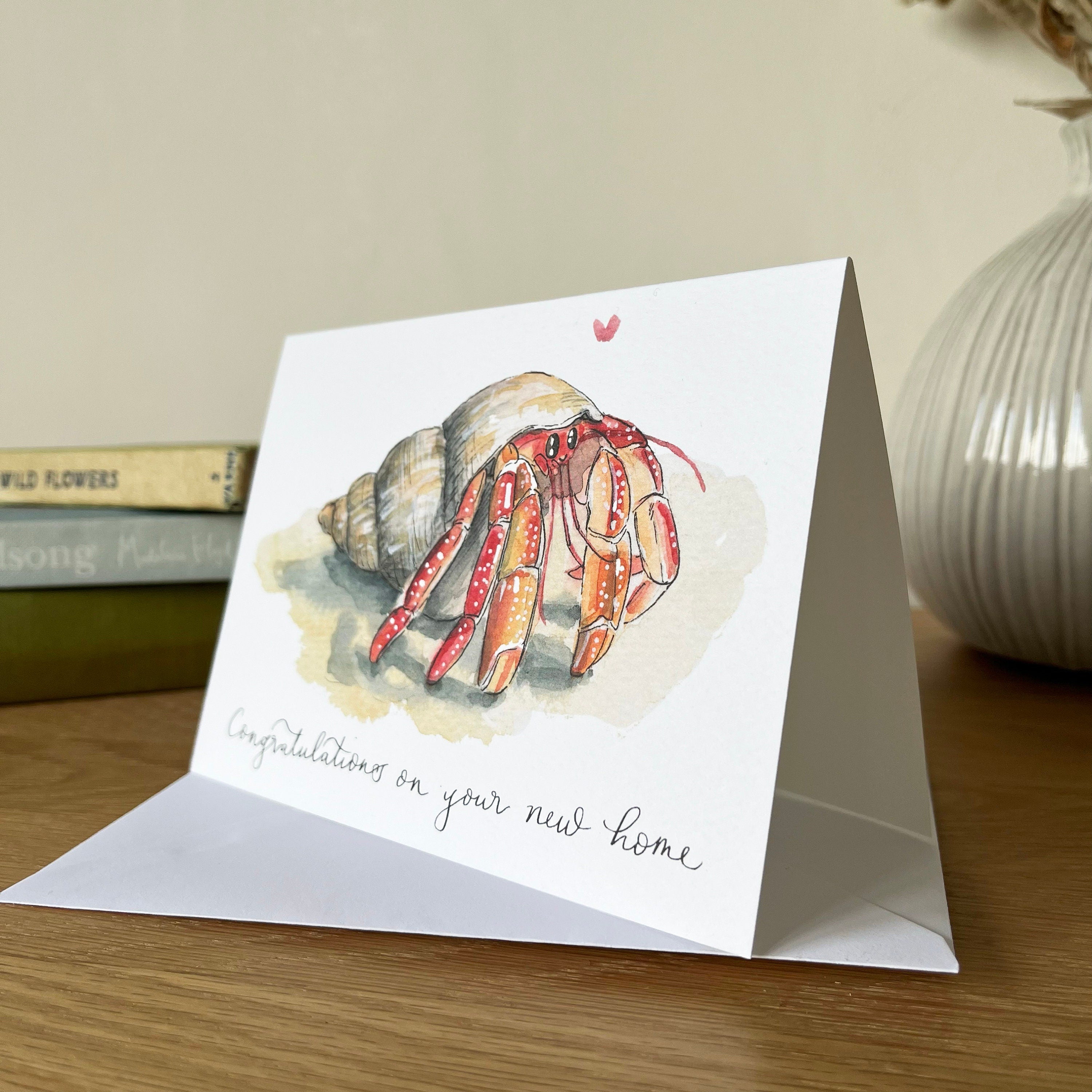 New Home Hermit Crab Card