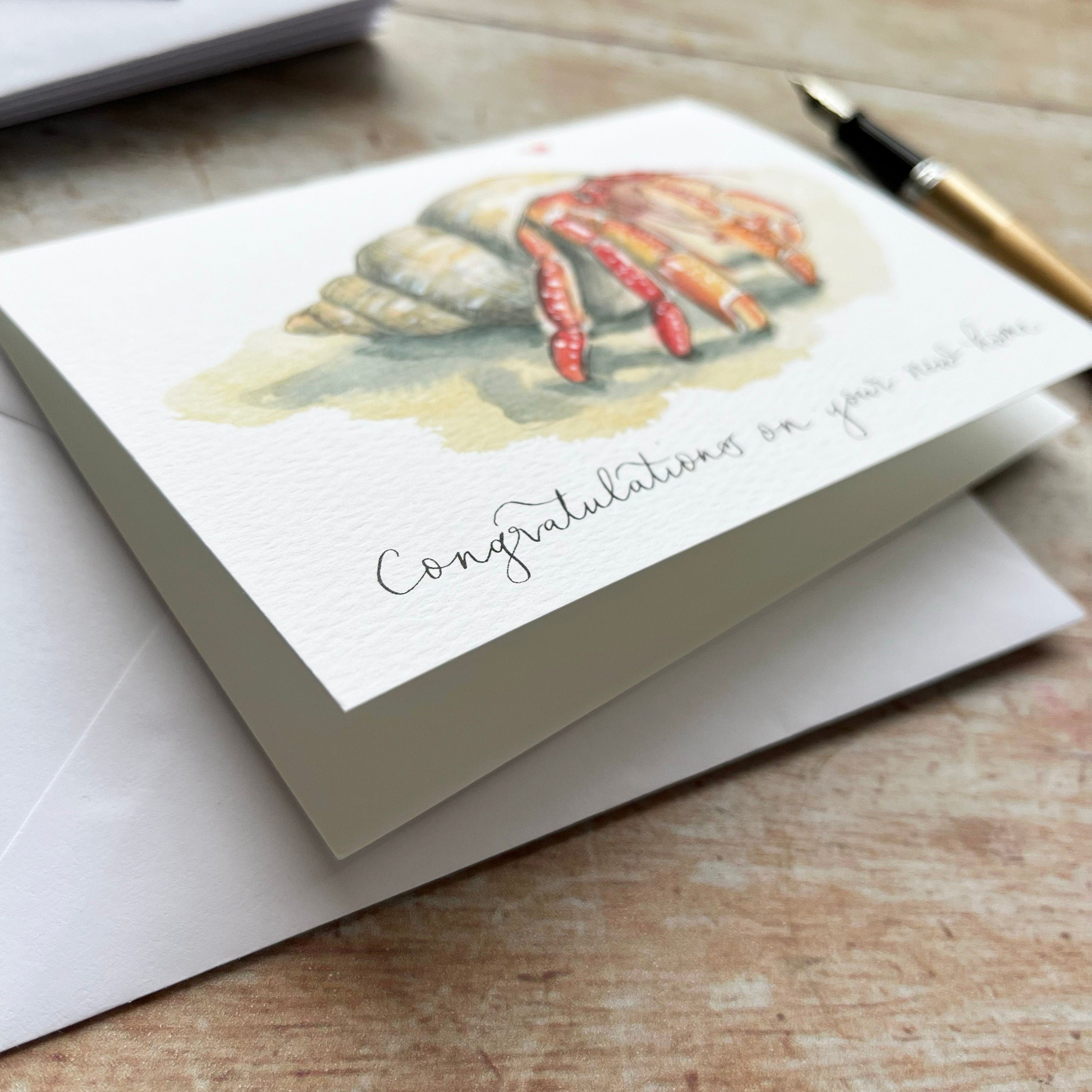 New Home Hermit Crab Card