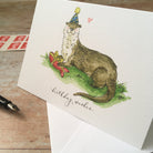 Otter Happy Birthday Card