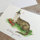 Otter Happy Birthday Card