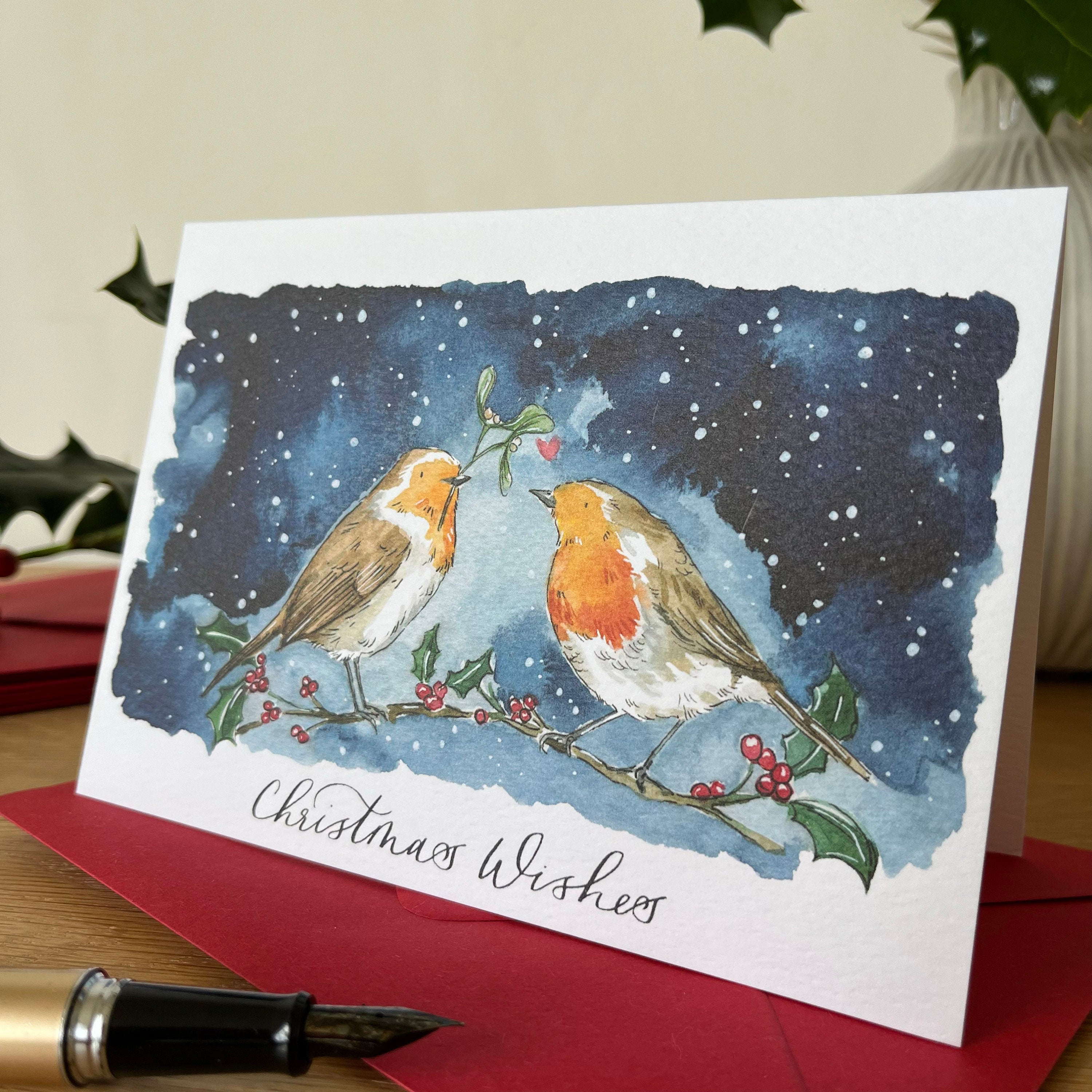 Robin Christmas Card
