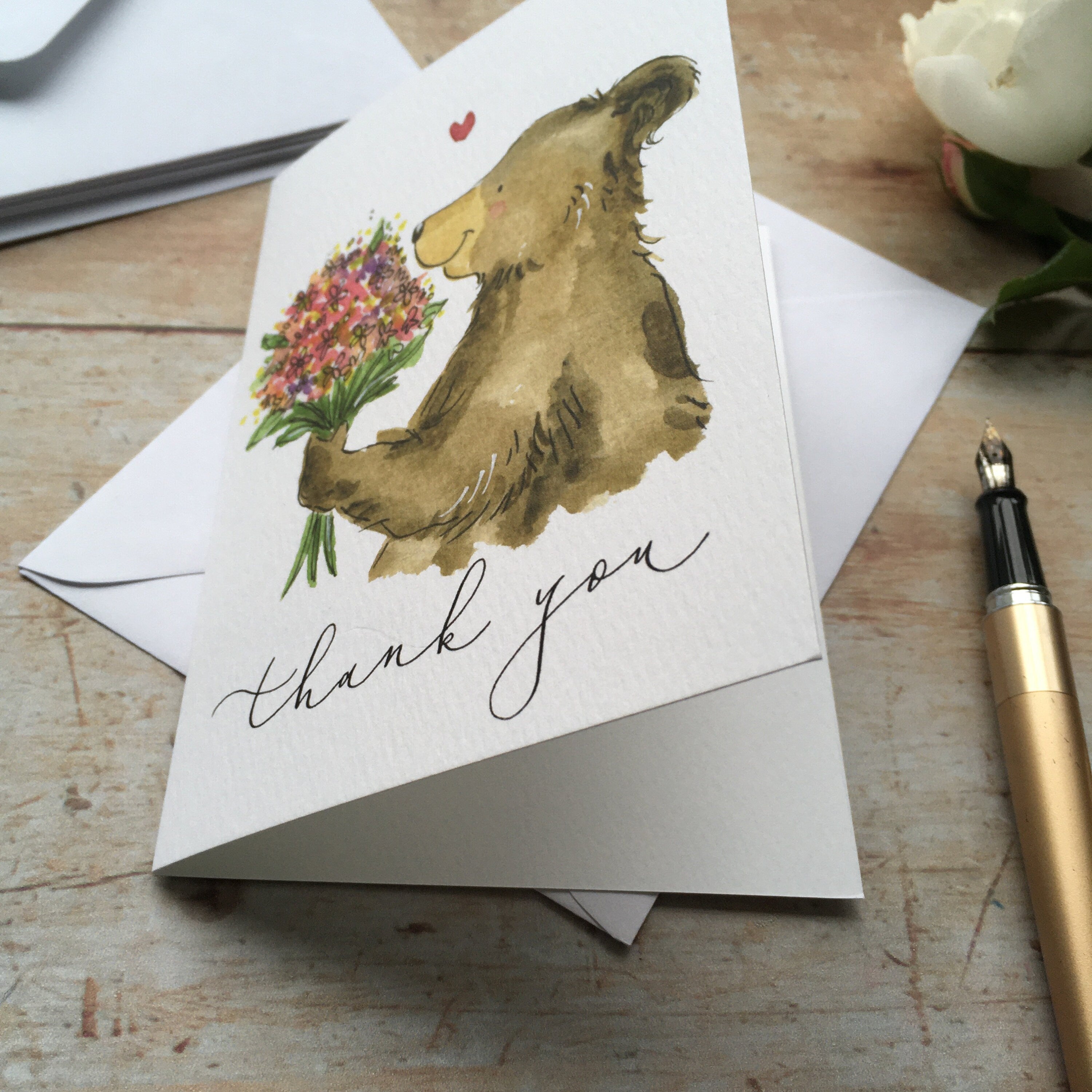 Thanks a Bunch Bear Card