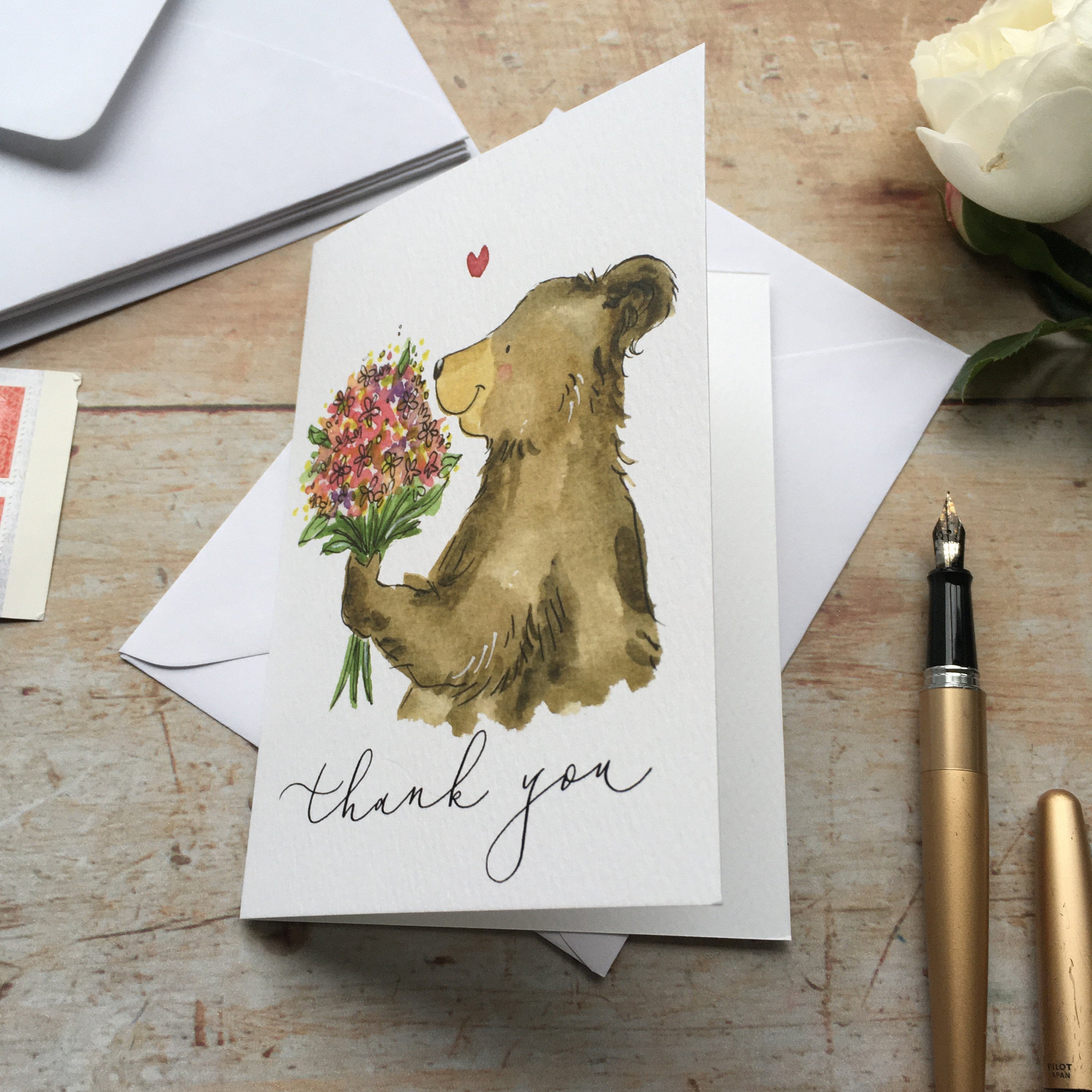 Thanks a Bunch Bear Card