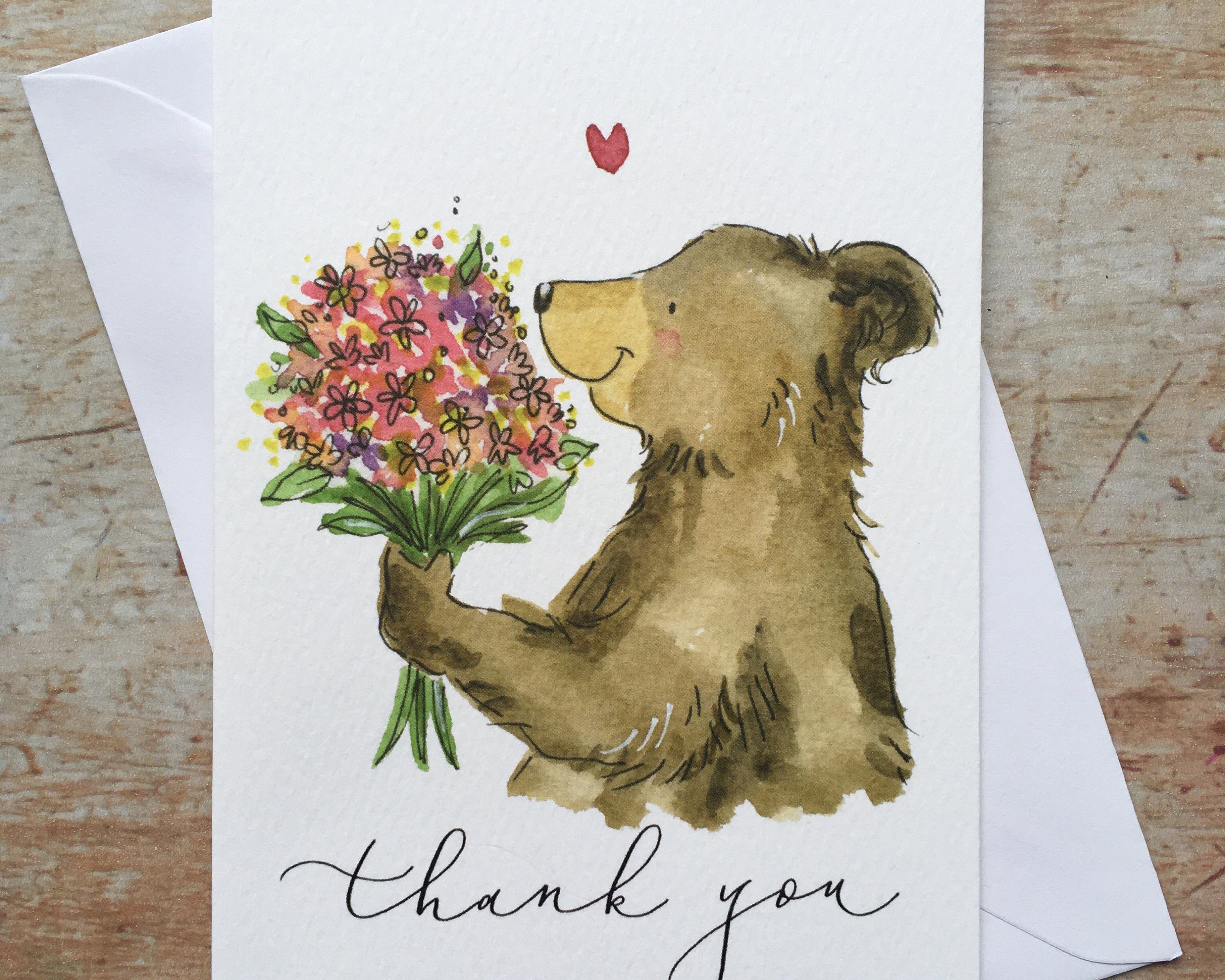 Thanks a Bunch Bear Card