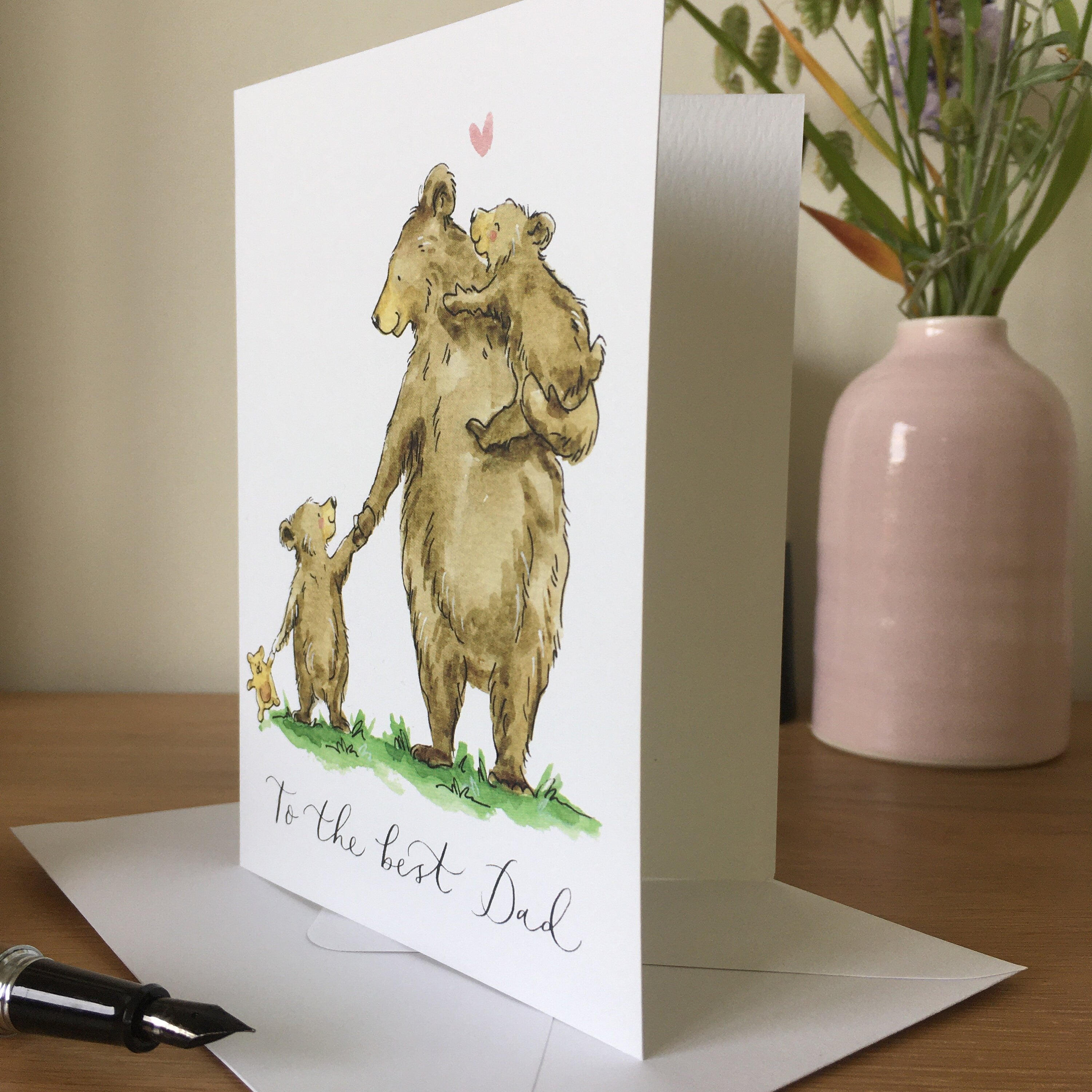 To the best Dad Bear Card
