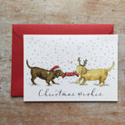 Christmas Wishes Dog Card