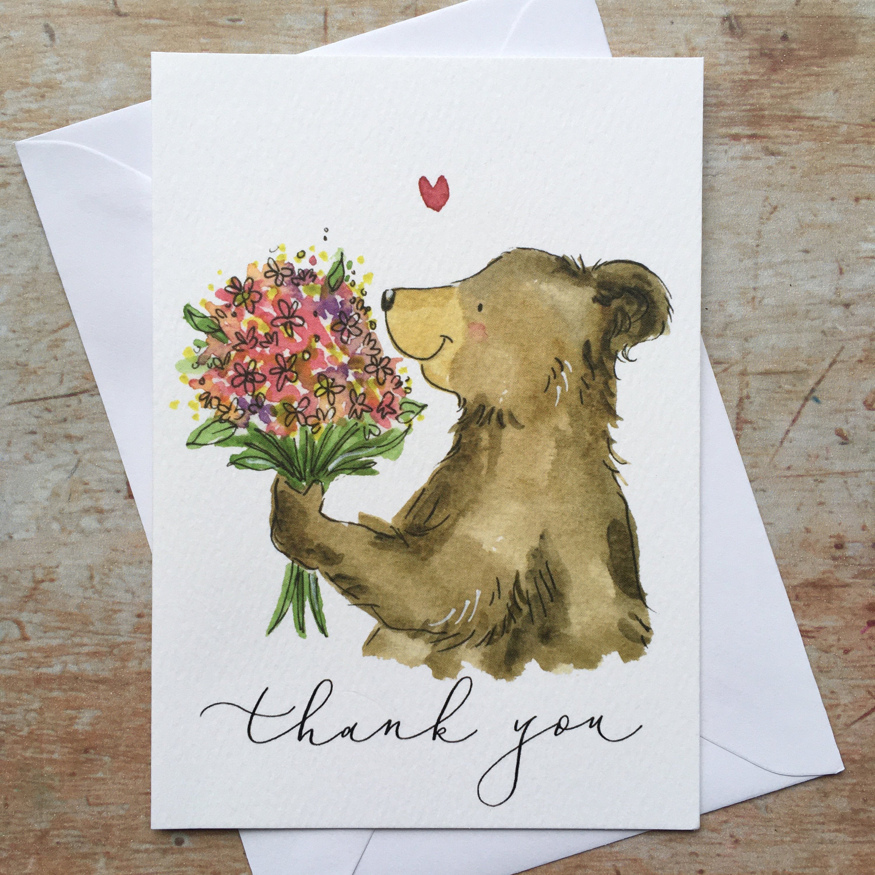 Thanks a Bunch Bear Card