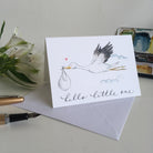 hello little one new baby card
